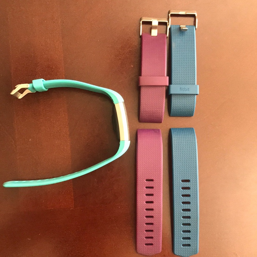 Pack of THREE charge HR Fitbit bands